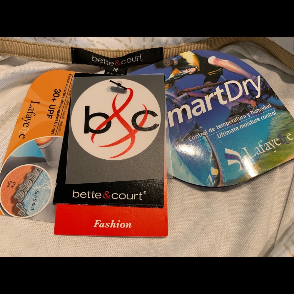 NWT Bette & Court Women’s Athletic Top M - Picture 4 of 4